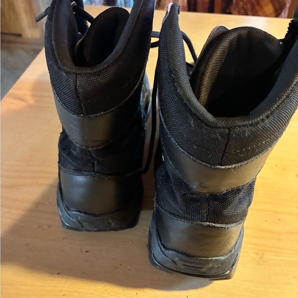 Interceptor Men's Black Leather work Boots size 10.5 m - Picture 2 of 9